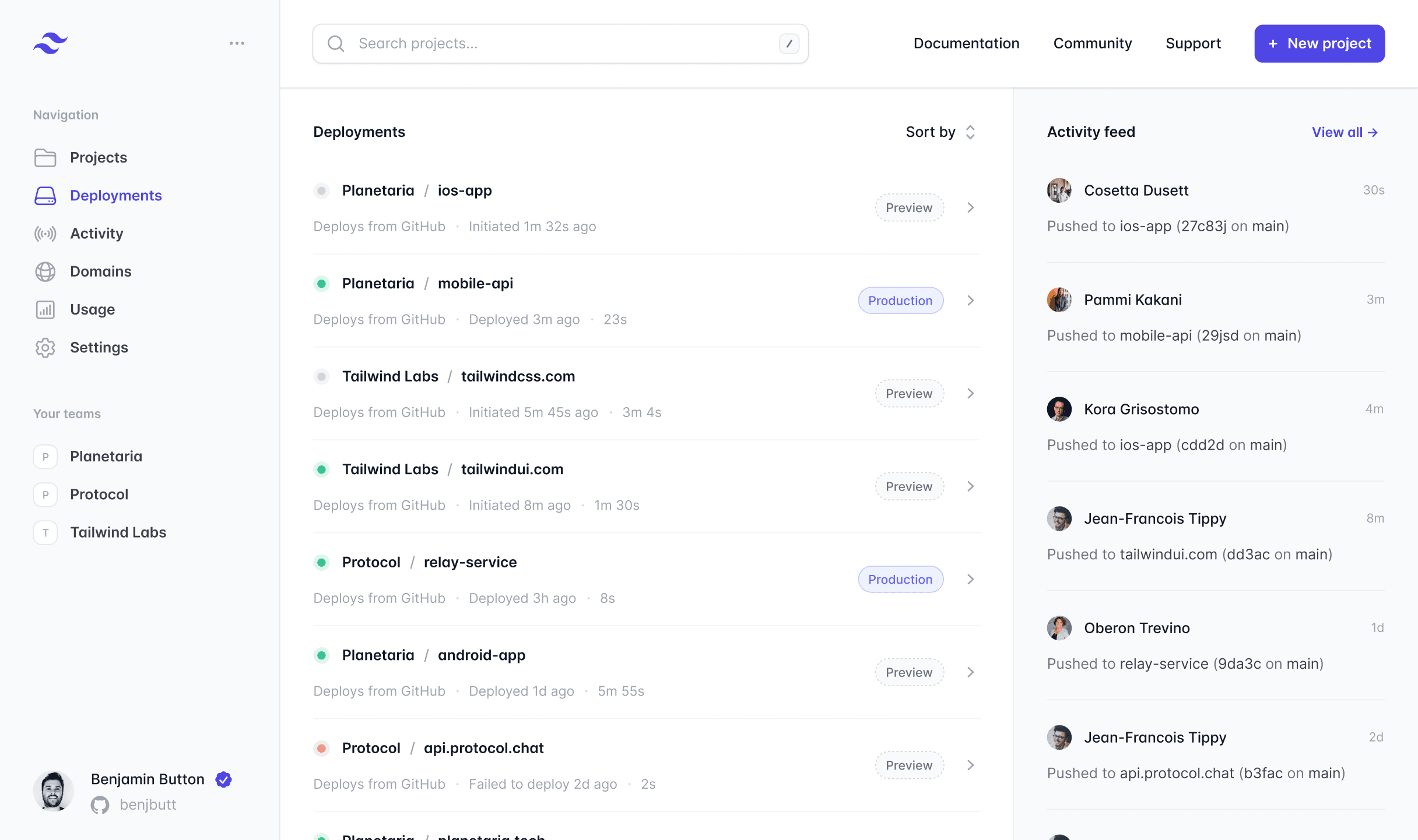 Dawsco Assist dashboard showing customer conversations and activity